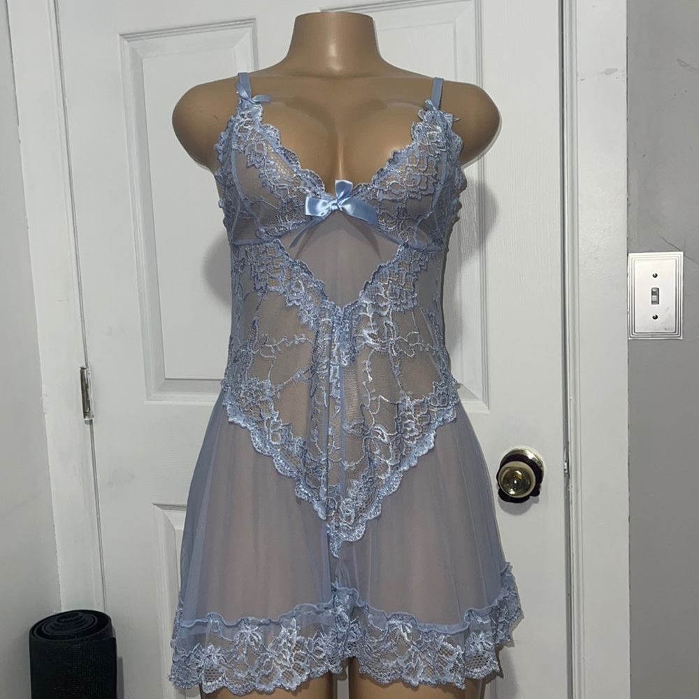 Baby blue teddy